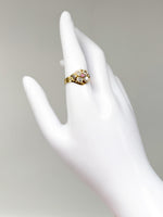 Laden Sie das Bild in den Galerie-Viewer, Gelbgold 585er Ring mit Rubin und Diamanten
