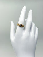 Laden Sie das Bild in den Galerie-Viewer, Ring 585er Gelbgold mit Diamanten
