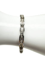 Laden Sie das Bild in den Galerie-Viewer, 585er Weißgold; Armband mit Diamanten
