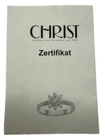 Laden Sie das Bild in den Galerie-Viewer, Polarstern, Christ, Set Halskette und Ring, 585er Weißgold mit Zertifikat
