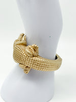 Laden Sie das Bild in den Galerie-Viewer, Kieselstein-Cord 18K, Armband, Aligatorarmband, Gelbgold
