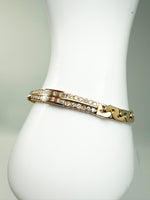 Laden Sie das Bild in den Galerie-Viewer, 14K Gelbgold Armband mit Diamanten 1 ct
