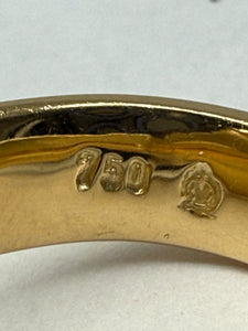 750er Gelbgold Ring mit Turmalin
