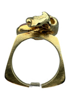 Laden Sie das Bild in den Galerie-Viewer, Gelbgold Ring aus 750er mit Edelstein
