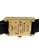 Laden Sie das Bild in den Galerie-Viewer, Cartier Tank Vermeil, Ref: 5057001, Silber 925er
