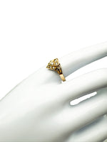 Laden Sie das Bild in den Galerie-Viewer, 585er Gelbgold Ring mit Diamanten
