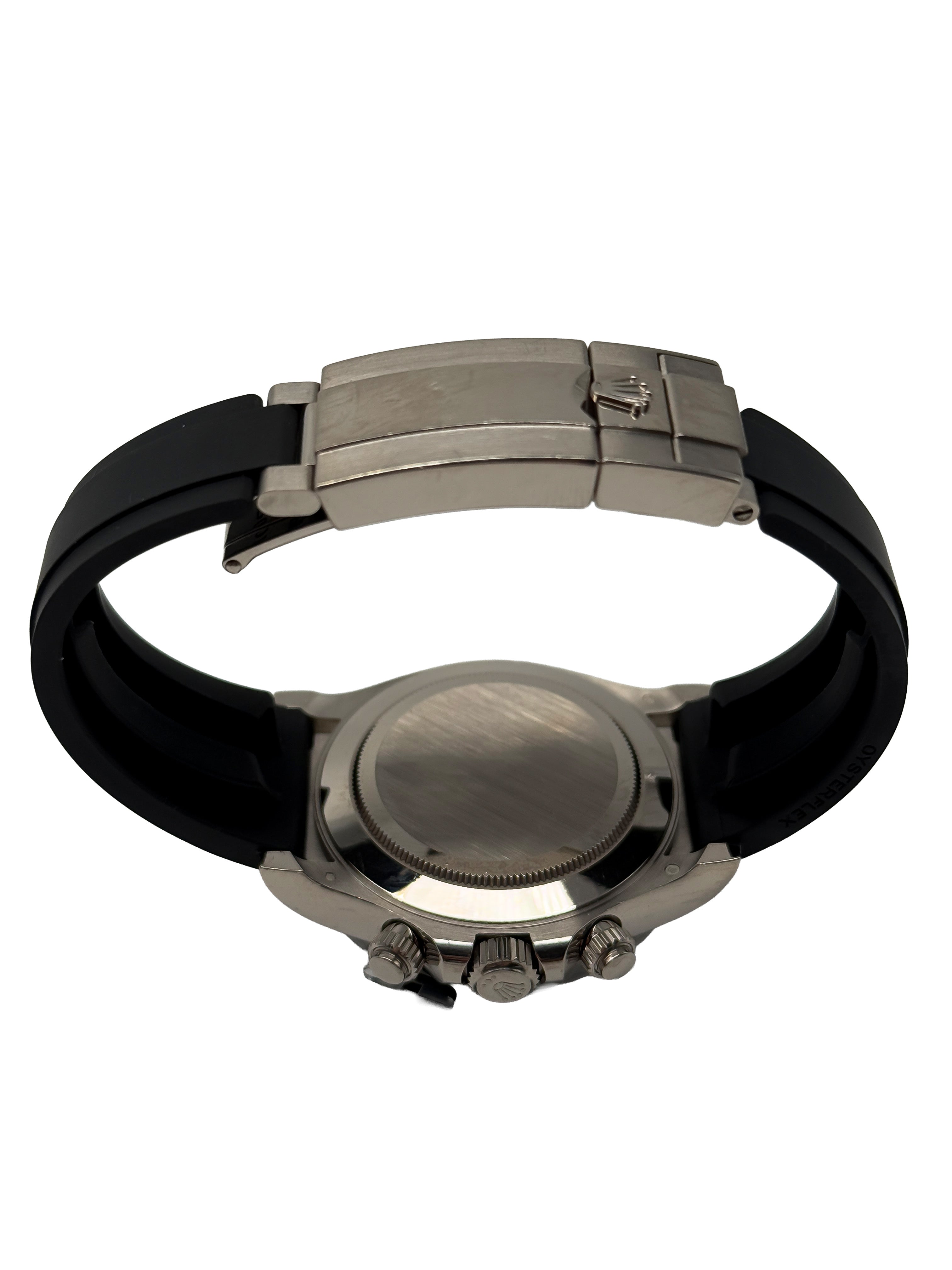 Rolex Daytona 116519LN Weißgold Black-Diamond Dial Oysterflex