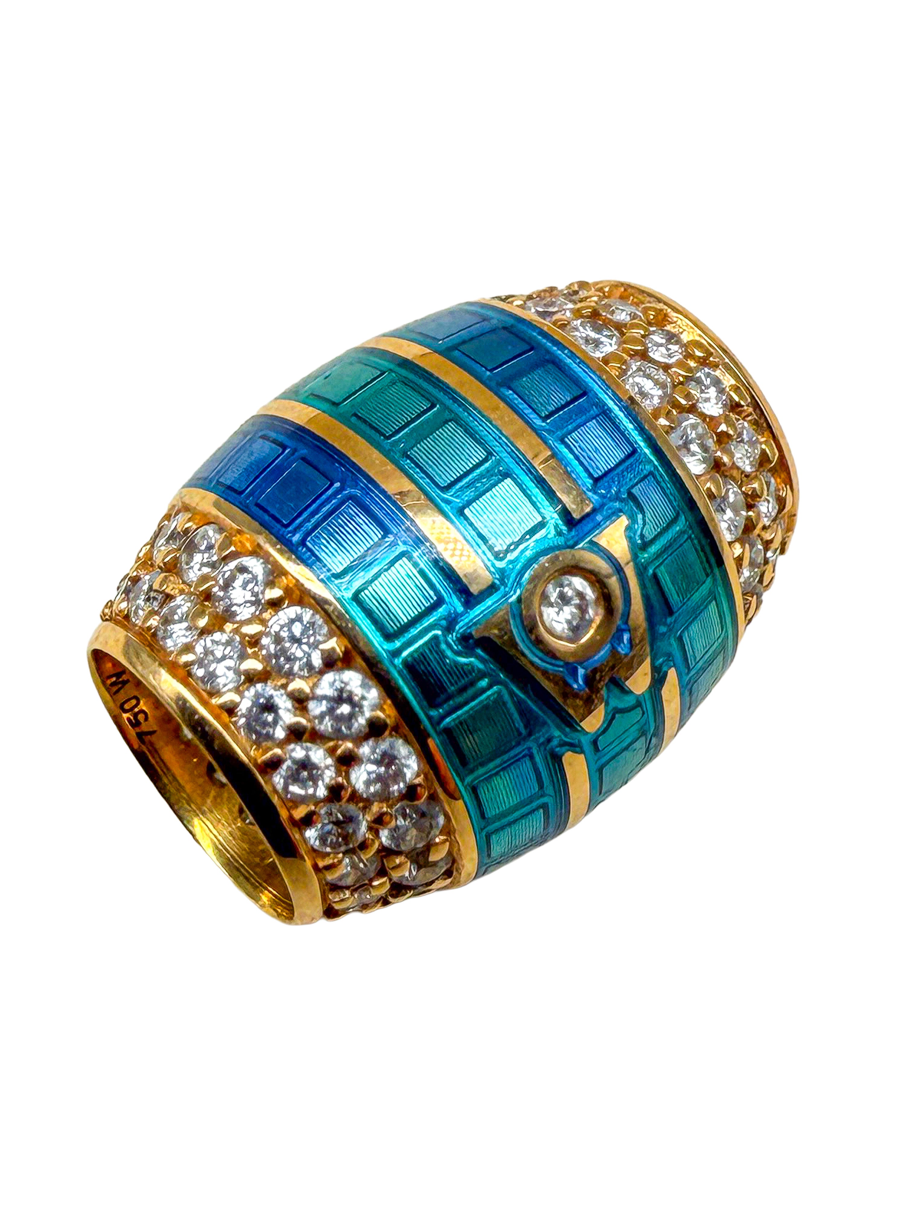 Wellendorff 750er Gelbgold Anhänger und Ronde