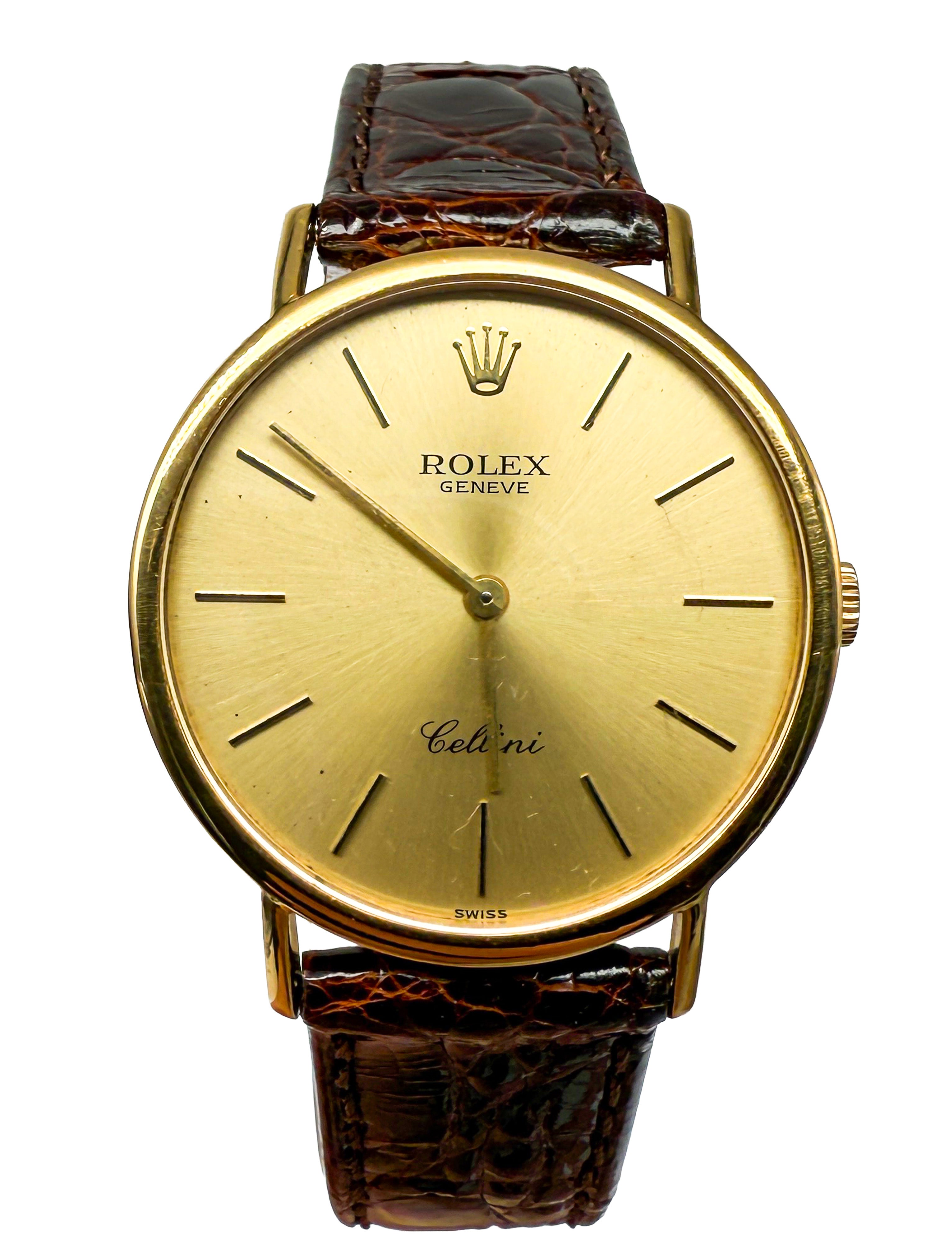 Rolex Cellini, 18K Gelbgold, 4112 Ref.