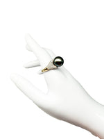 Laden Sie das Bild in den Galerie-Viewer, 585er Gelbgold Ring mit Tahitiperlen
