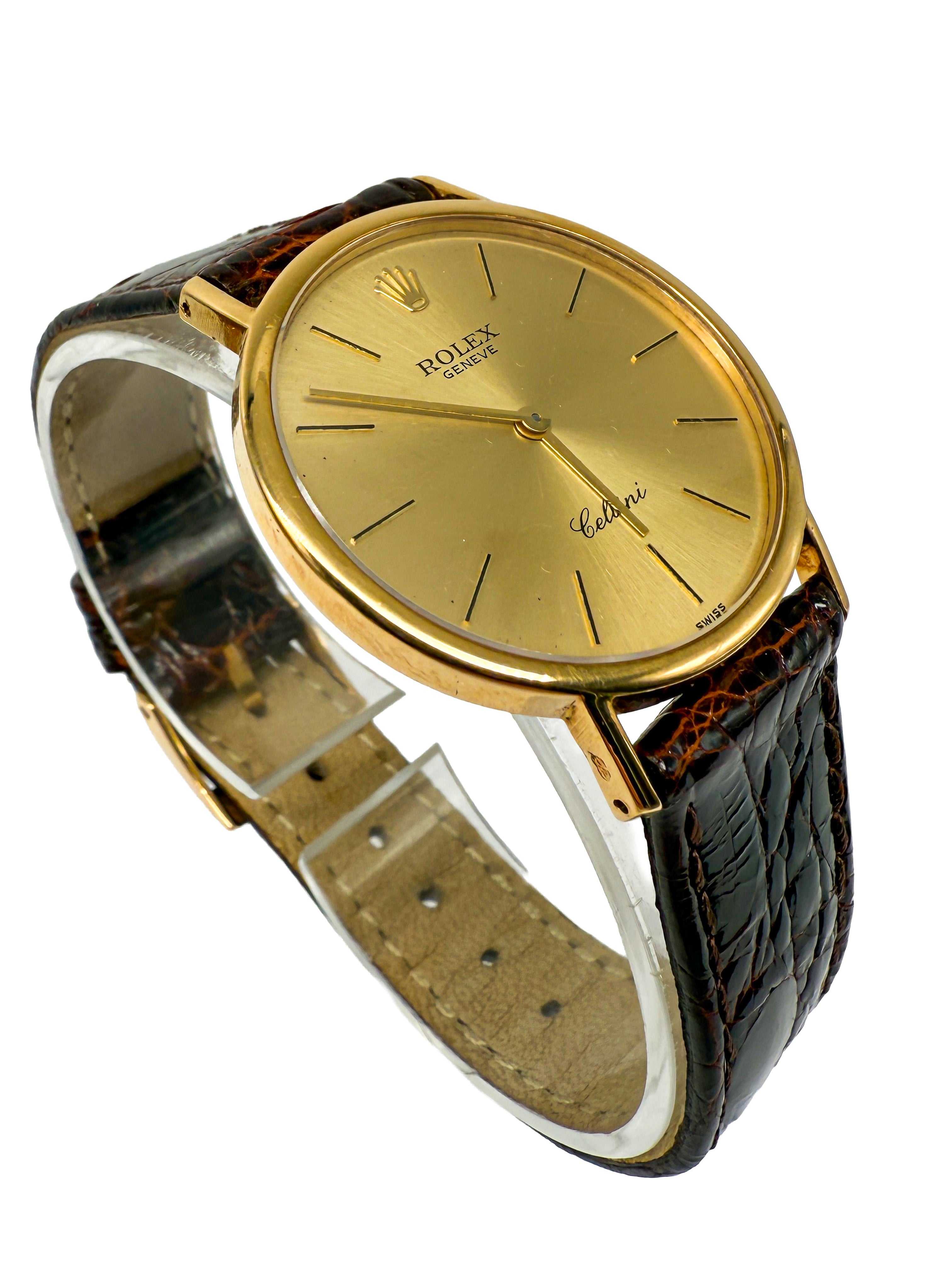 Rolex Cellini, 18K Gelbgold, 4112 Ref.