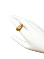 Laden Sie das Bild in den Galerie-Viewer, Bulgari Ring 750er Gelbgold mit Diamanten
