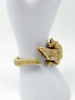 Laden Sie das Bild in den Galerie-Viewer, Kieselstein-Cord 18K, Armband, Aligatorarmband, Gelbgold
