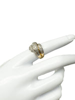 Laden Sie das Bild in den Galerie-Viewer, 585er Gelbgold Ring mit Diamanten
