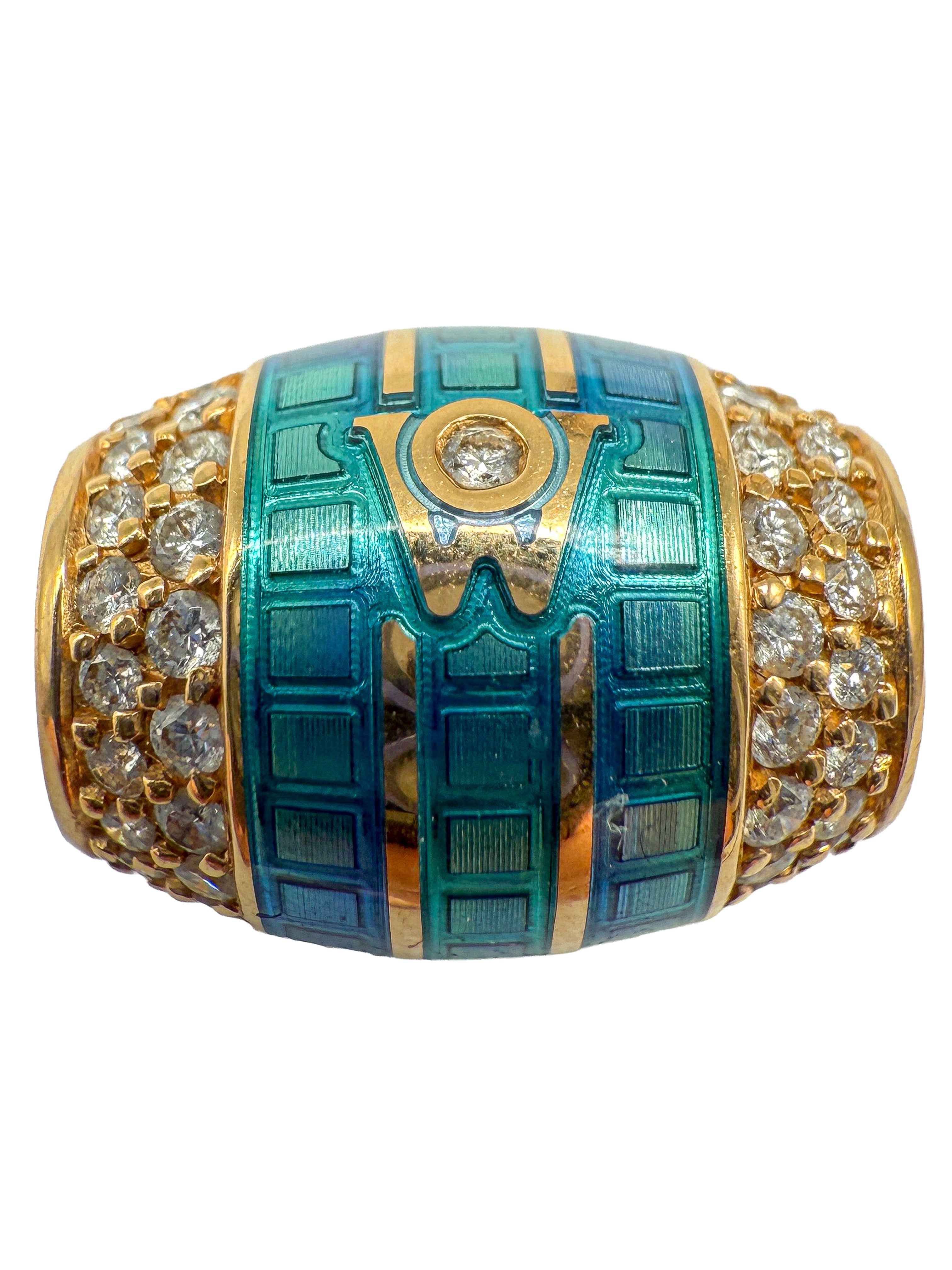 Wellendorff 750er Gelbgold Anhänger und Ronde