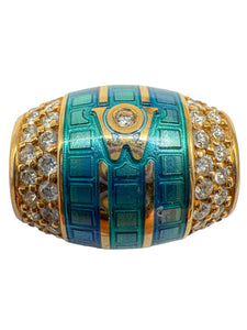 Wellendorff 750er Gelbgold Anhänger und Ronde