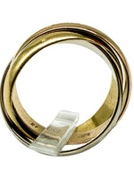 Laden Sie das Bild in den Galerie-Viewer, Cartier Trinity Ring 750er Gelbgold, Weißgold, Roségold
