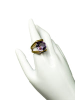 Laden Sie das Bild in den Galerie-Viewer, Ring 750er Gelbgold mit Amethyst

