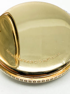 IWC Taschenuhr, Gelbgold 14K, 1927-30