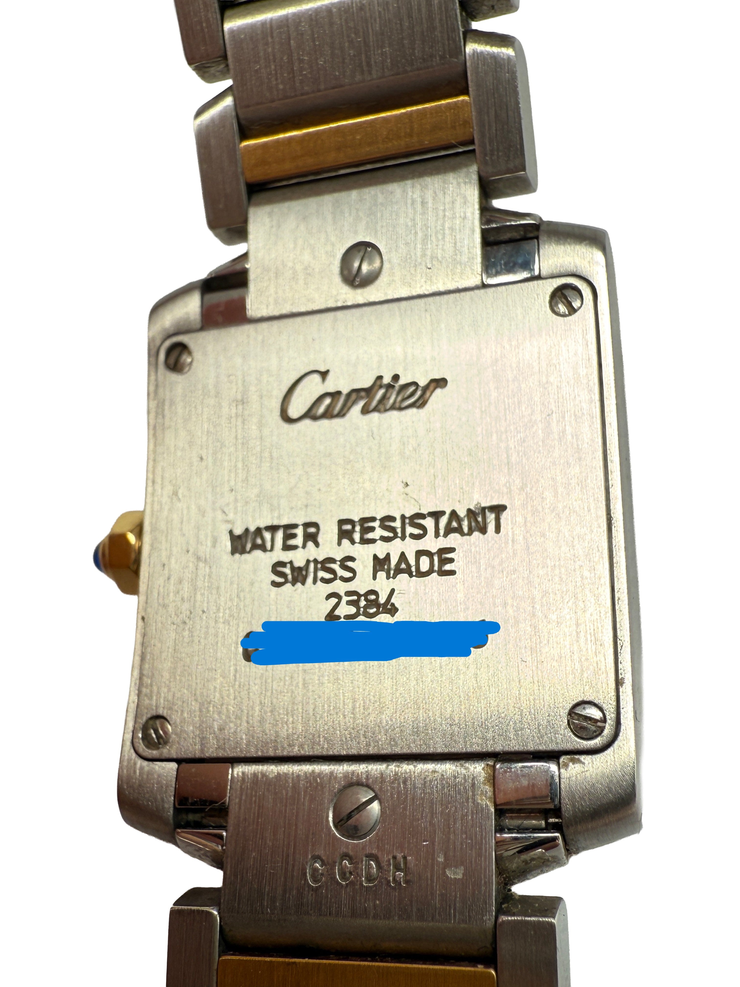 Cartier Tank Francaise, 2384 Ref, 20 mm