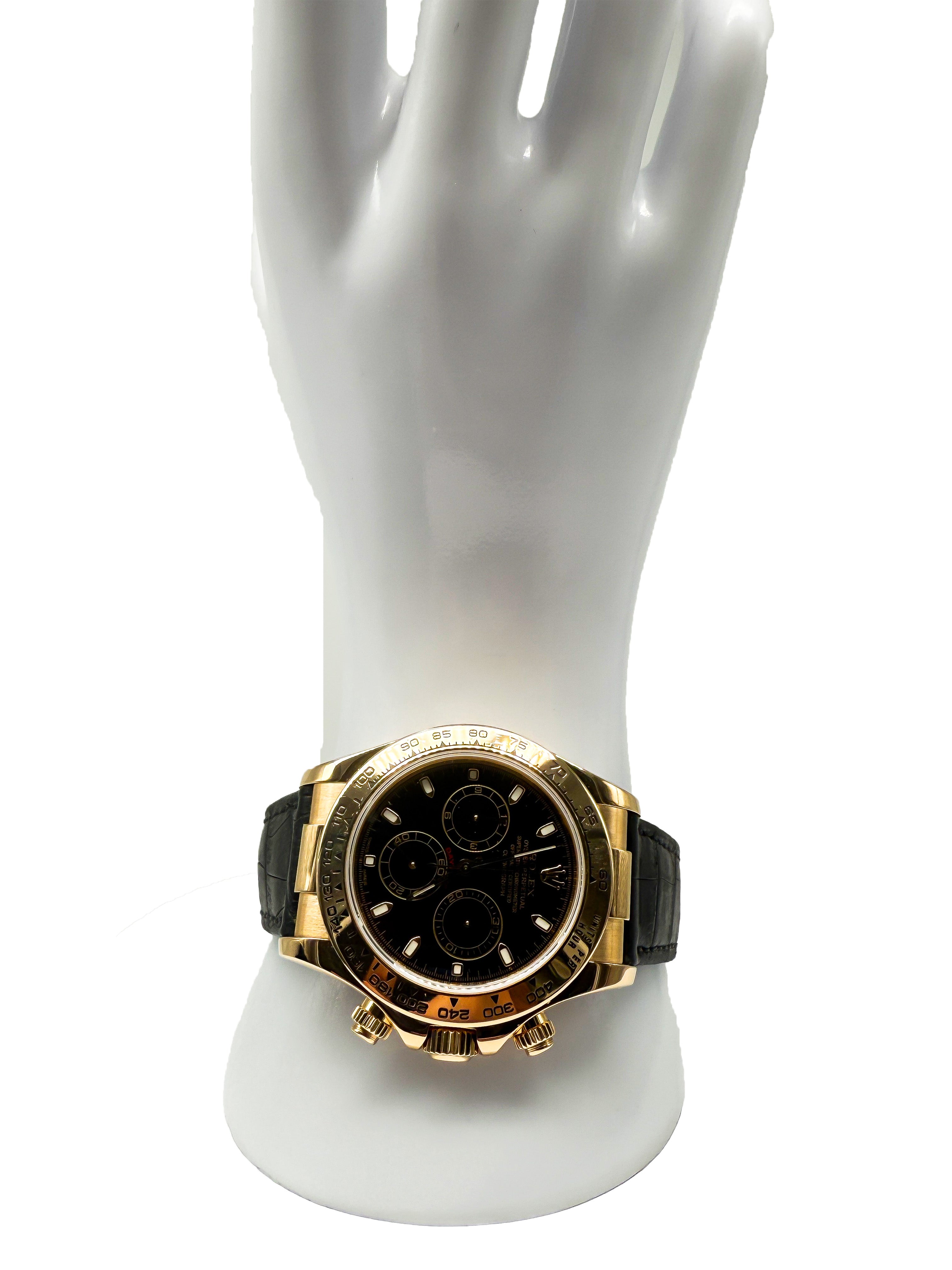 Rolex Daytona 116518, Gelbgold 750er, 40 mm