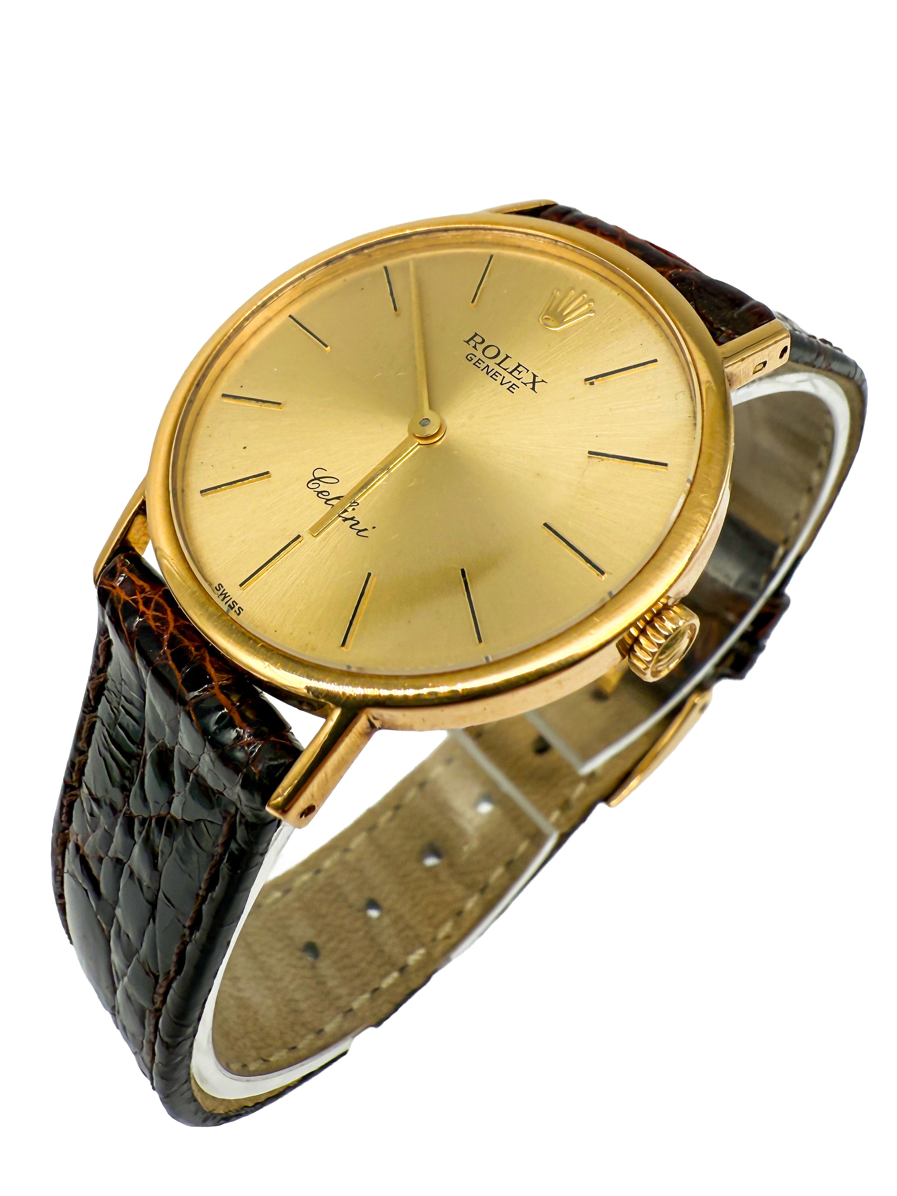 Rolex Cellini, 18K Gelbgold, 4112 Ref.