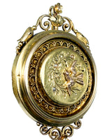 Laden Sie das Bild in den Galerie-Viewer, Anhänger/Brosche Gelbgold 14K mit Perlen
