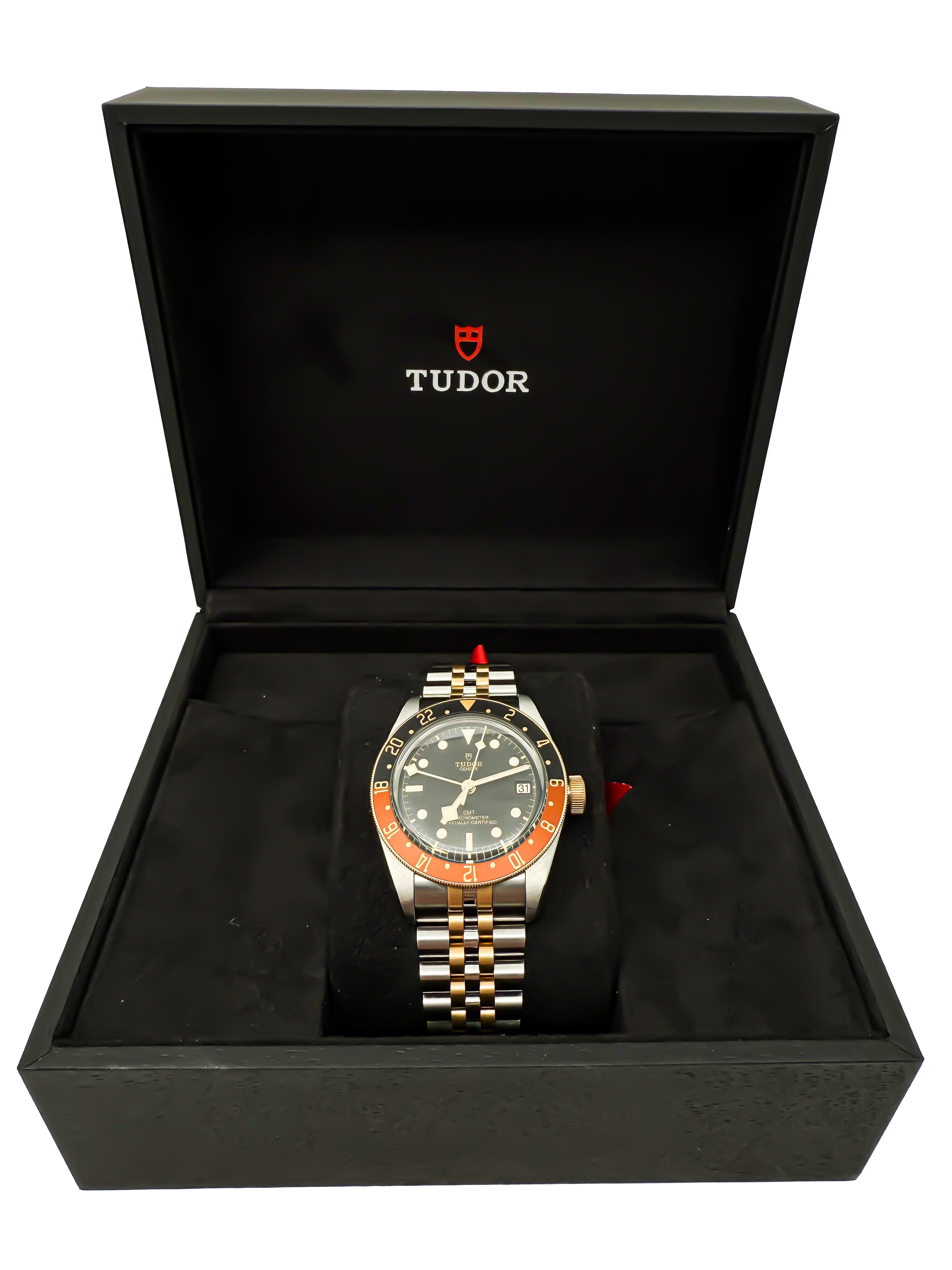 Tudor Black Bay GMT Stahl / Gold Automatik Herrenuhr M79833MN-0001