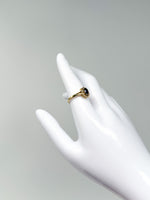Laden Sie das Bild in den Galerie-Viewer, 750er Gelbgold Ring mit Amethyst und Diamanten
