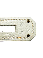 Laden Sie das Bild in den Galerie-Viewer, Hermes Kelly 28 Handtasche - weiß, gold Hardware
