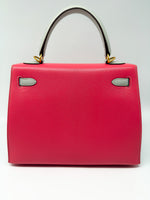 Laden Sie das Bild in den Galerie-Viewer, Hermes Handtasche Sac Kelly II Sellier 25, Rosa
