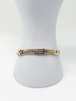 Laden Sie das Bild in den Galerie-Viewer, 14K Gelbgold Armband mit Diamanten 1 ct
