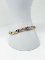Laden Sie das Bild in den Galerie-Viewer, 14K Gelbgold Armband mit Diamanten 1 ct
