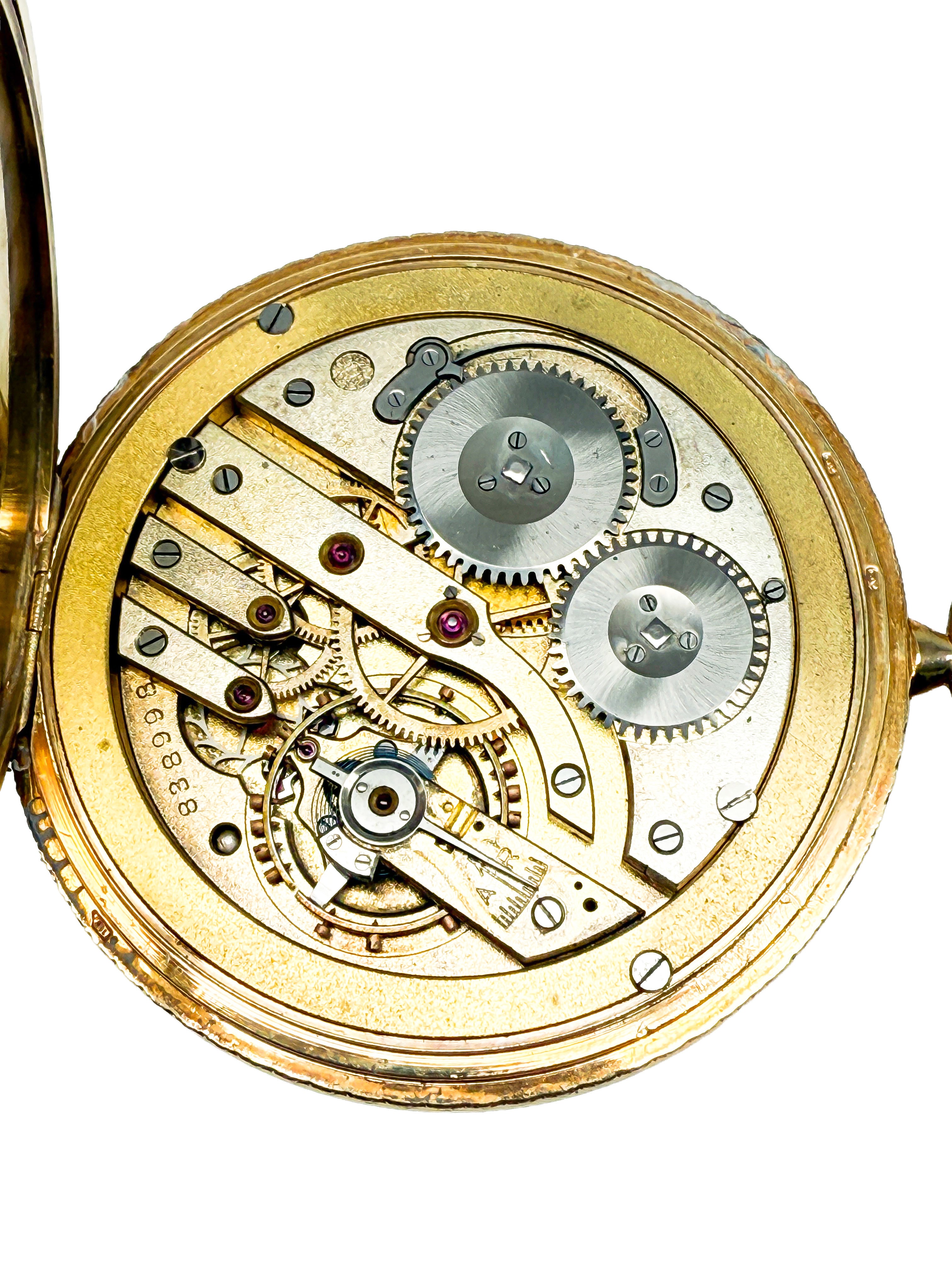 IWC Taschenuhr, Gelbgold 14K, 1927-30