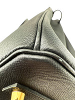 Laden Sie das Bild in den Galerie-Viewer, Hermès Birkin 35 Handtasche aus schwarzem Epsom-Leder
