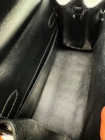 Laden Sie das Bild in den Galerie-Viewer, Hermes Kelly Mini Damenhandtasche Krokodilleder Schwarz
