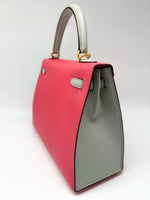 Laden Sie das Bild in den Galerie-Viewer, Hermes Handtasche Sac Kelly II Sellier 25, Rosa
