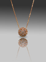 Laden Sie das Bild in den Galerie-Viewer, Anhänger 750er Gelbgold mit Diamanten mit ca. 1ct
