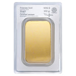Laden Sie das Bild in den Galerie-Viewer, Goldbarren 100 Gramm Heraeus geprägt 999,9 Feingold
