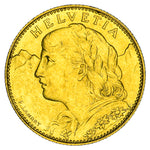 Laden Sie das Bild in den Galerie-Viewer, Goldmünze 10 Schweizer Franken Vreneli
