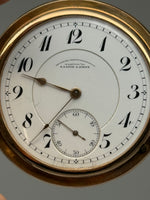 Laden Sie das Bild in den Galerie-Viewer, A. Lange &amp; Söhne. Taschenuhr, 14k
