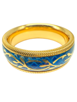 Laden Sie das Bild in den Galerie-Viewer, Wellendorff Ring 750er Gelbgold mit Diamanten kaltemaille
