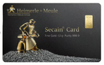 Laden Sie das Bild in den Galerie-Viewer, 0,5g Gold Heimerle&amp;Meule Secain Card
