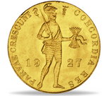 Laden Sie das Bild in den Galerie-Viewer, Königreich Niederlande, Handelsdukat 1606 - Gold
