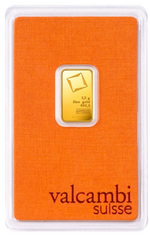 Laden Sie das Bild in den Galerie-Viewer, Valcambi Suisse Gold Barren 5g
