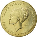 Laden Sie das Bild in den Galerie-Viewer, Monaco 10 Francs 1982 Goldmünze
