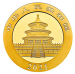 Laden Sie das Bild in den Galerie-Viewer, China Panda Goldmünze 50 Yuan 2021
