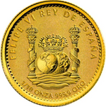 Laden Sie das Bild in den Galerie-Viewer, 15 Euro Cents - Felipe VI Carthusian horse - Gold Bullion Coin
