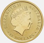 Laden Sie das Bild in den Galerie-Viewer, 15 Dollars Elizabeth II Australia Kangaroo 2017 1/10 999 Goldmünze
