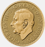 Laden Sie das Bild in den Galerie-Viewer, Britannia 1/10 oz (2023) Charles III 10 Pounds
